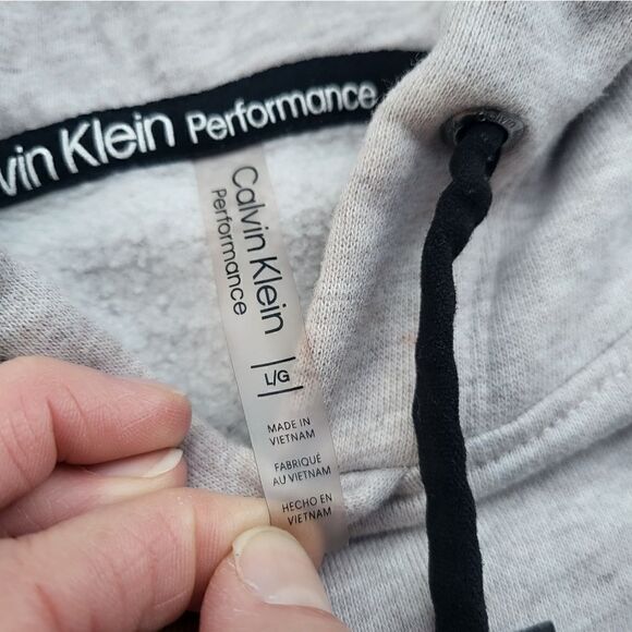 Calvin Klein crop sweatshirt Hoodie large - Picture 2 of 9